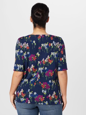 Lauren Ralph Lauren Plus T-shirt 'JUDY' i blå