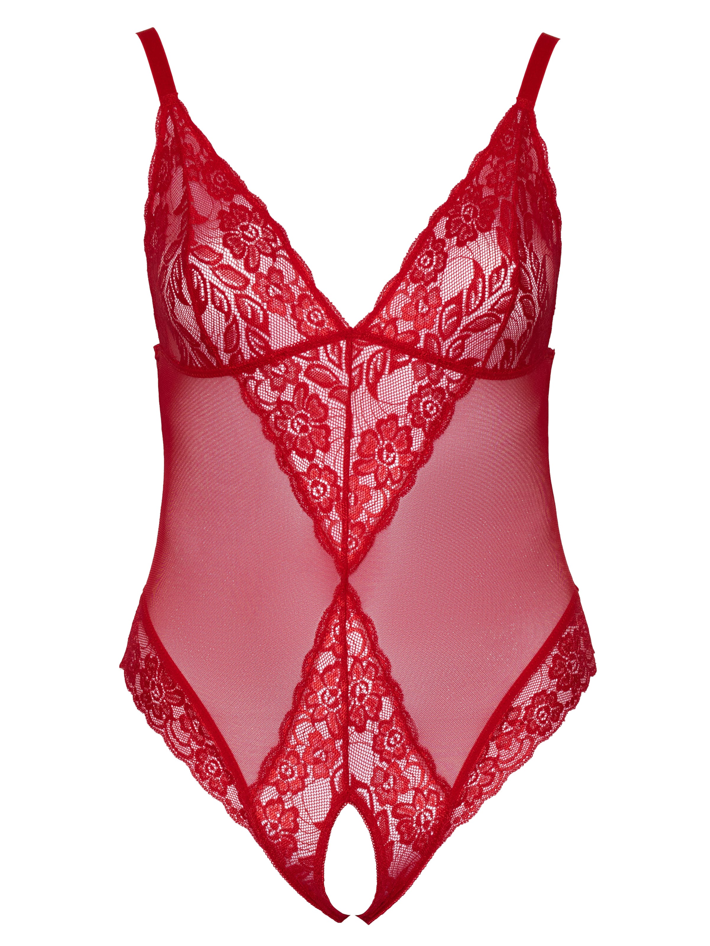 Cottelli Curves Bodysuit 'Body' in Red