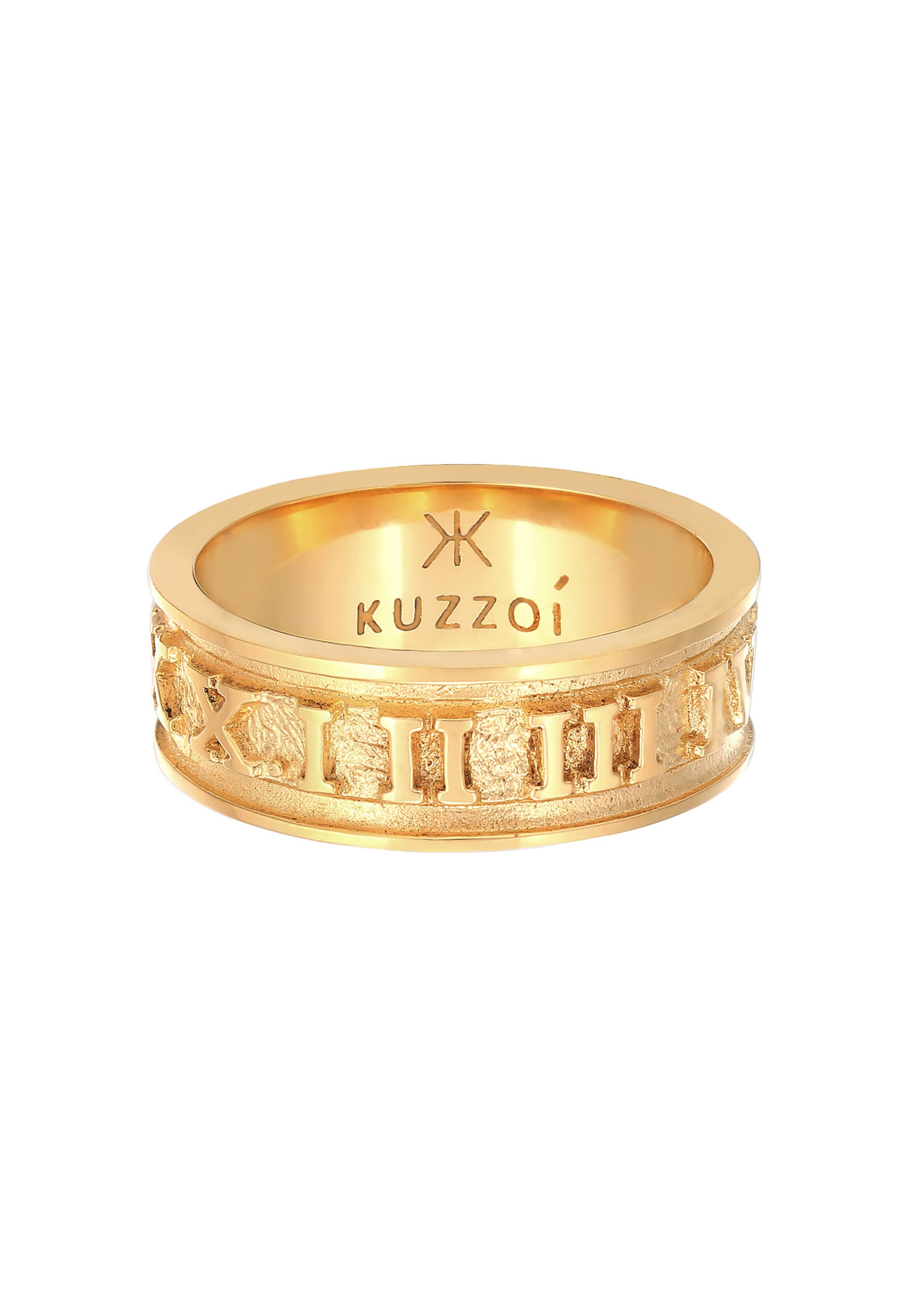 KUZZOI Ring 'Zahlen' in Gold