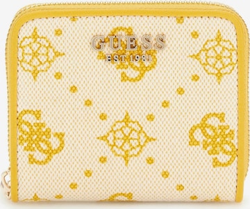 GUESS Wallet 'Neda' in Yellow: front