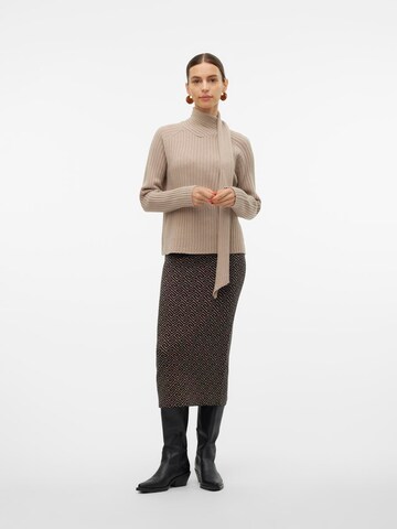 VERO MODA Trui 'VMZOEY' in Beige