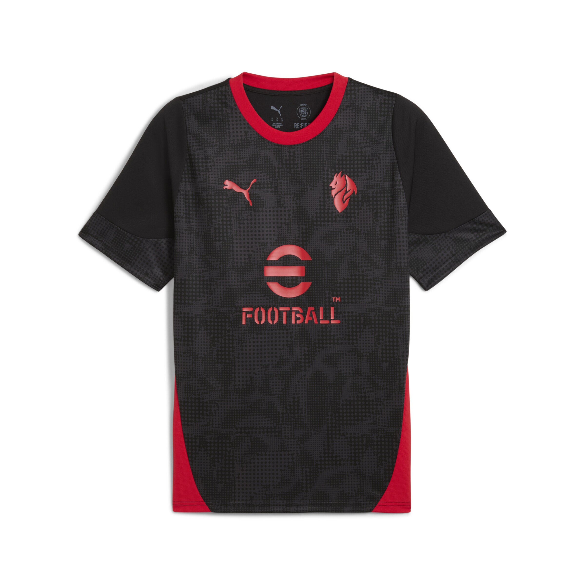 PUMA Trikot 'AC Milan' in Schwarz: Vorderseite