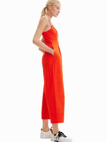 Desigual Jumpsuit in Oranje: voorkant