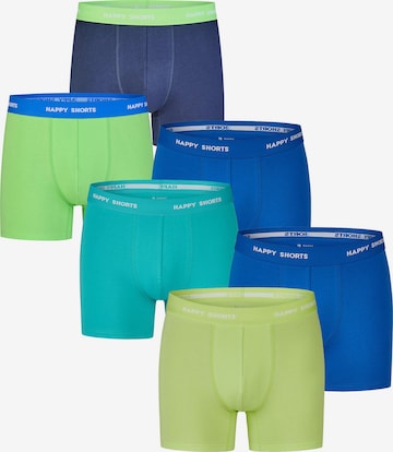 Happy Shorts - Boxers ' Green-Blue Jersey Set ' em azul: frente