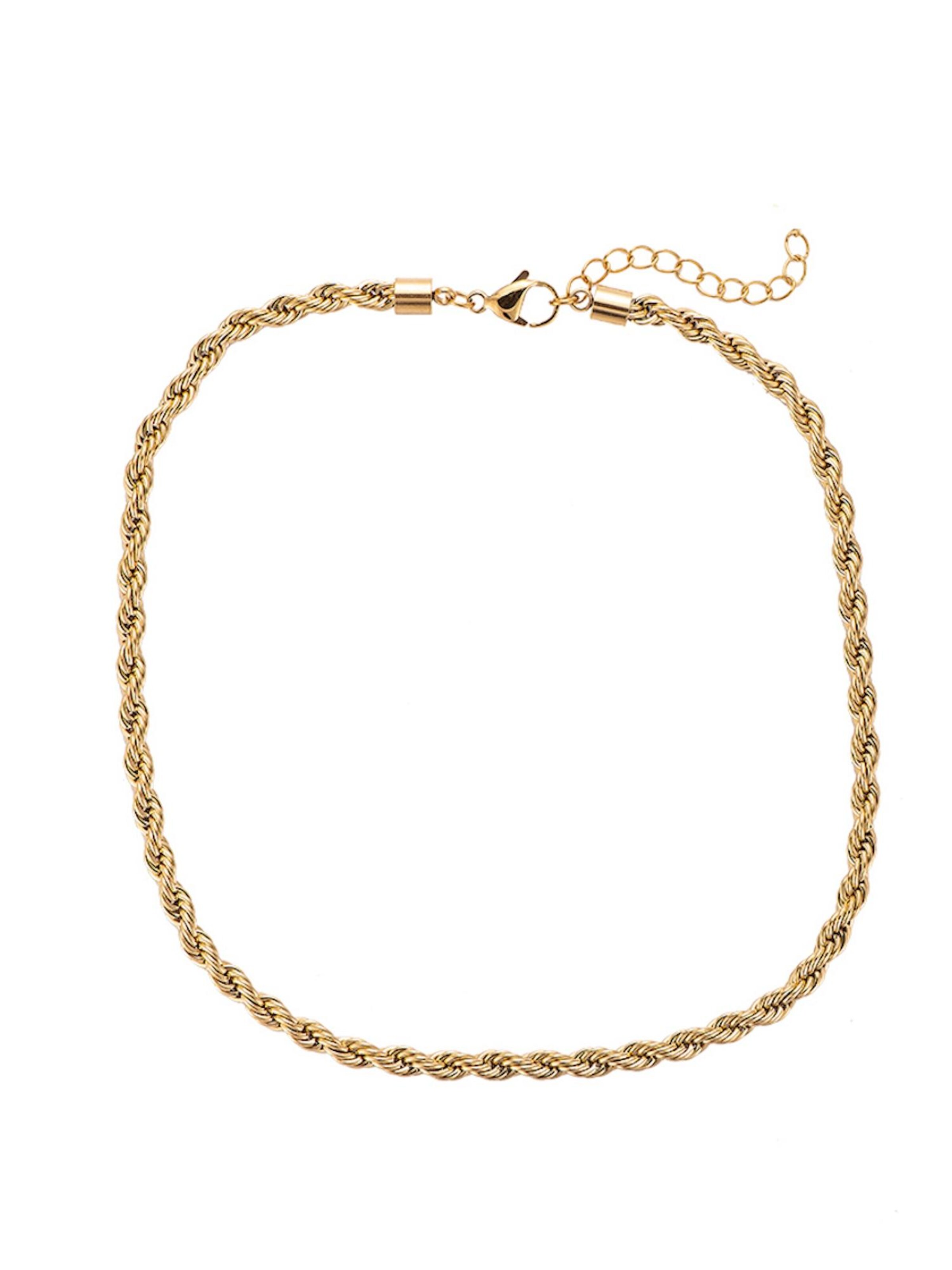 Cala Rose Necklace 'ROPE' in Gold: front