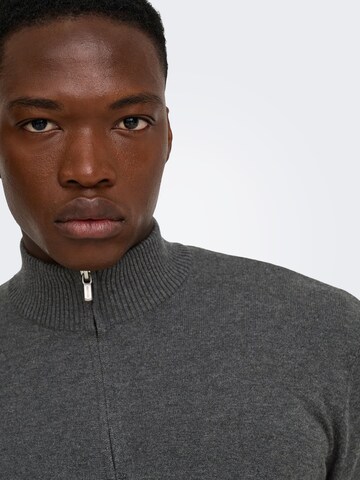 Pullover 'ONSLoui' di Only & Sons in grigio