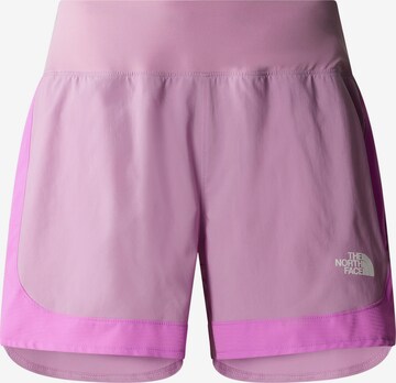 THE NORTH FACE Regular Athletic Pants 'SUNRISER' in Purple: front