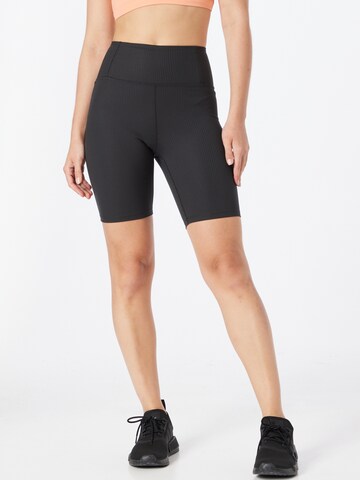 Skinny Pantaloni sportivi di Girlfriend Collective in nero: frontale