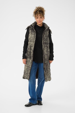 Gilet 'Gaiagro' Cream en mélange de couleurs