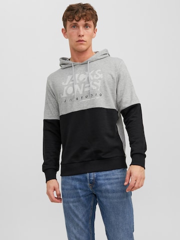 JACK & JONES Sweatshirt 'MARCO' in Grey: front