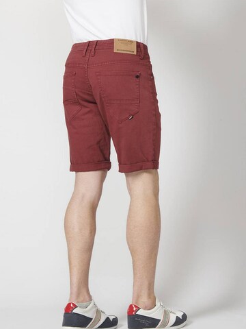 KOROSHI Regular Jeans in Rood