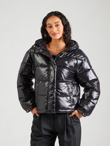 Calvin Klein Jeans Jacke in Schwarz: Vorderseite