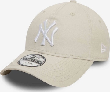 Cappello da baseball sportivo 'New York Yankees 9FORTY' di NEW ERA in beige: frontale