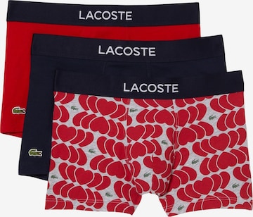 LACOSTE Boxer shorts in Red: front