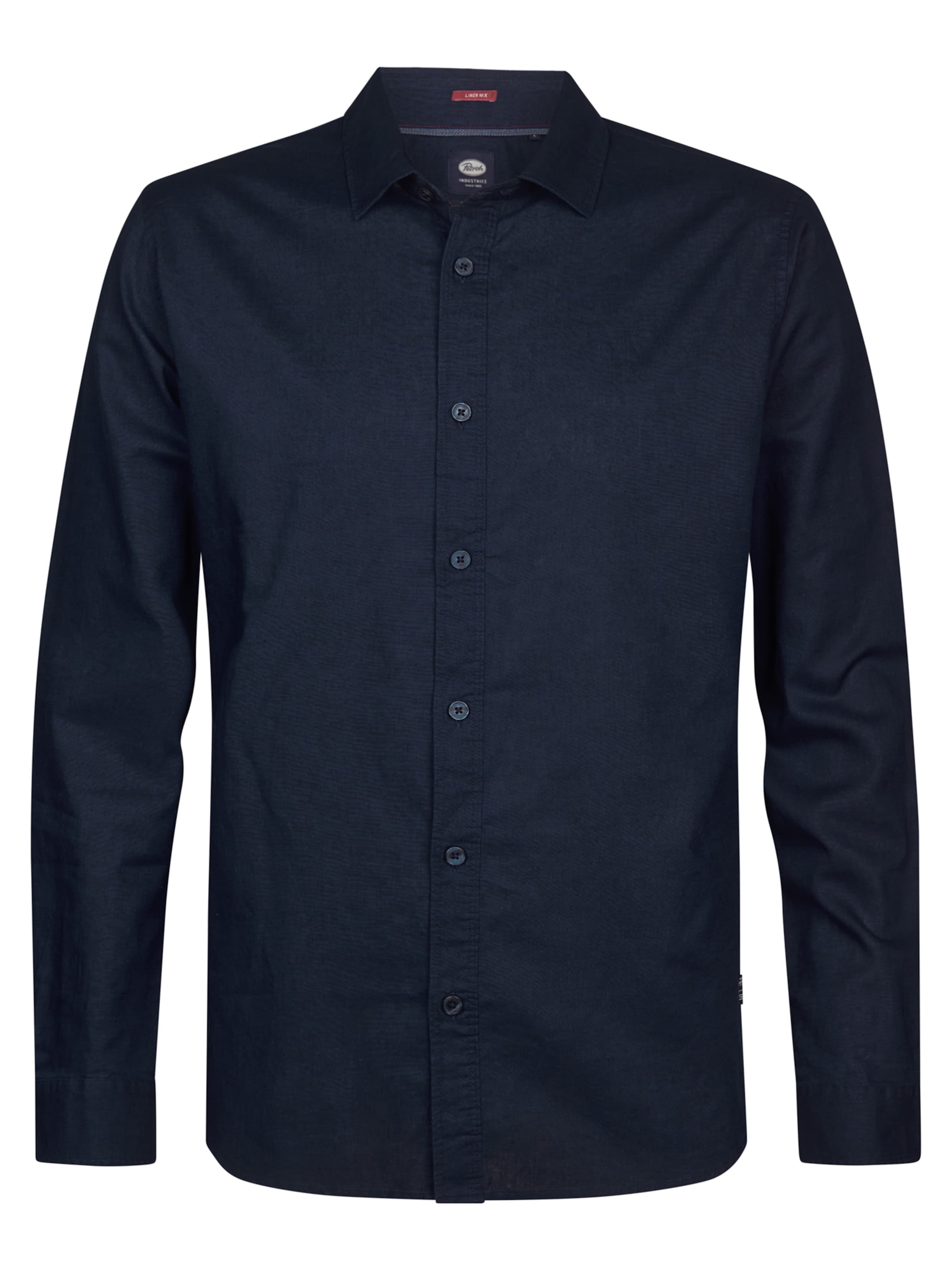 Petrol Industries Regular fit Button Up Shirt 'Canyonero' in Blue: front