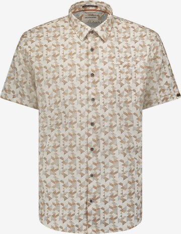 No Excess Regular fit Button Up Shirt in Beige: front