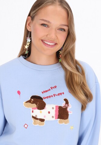Sweat-shirt 'Pop' MYMO en bleu