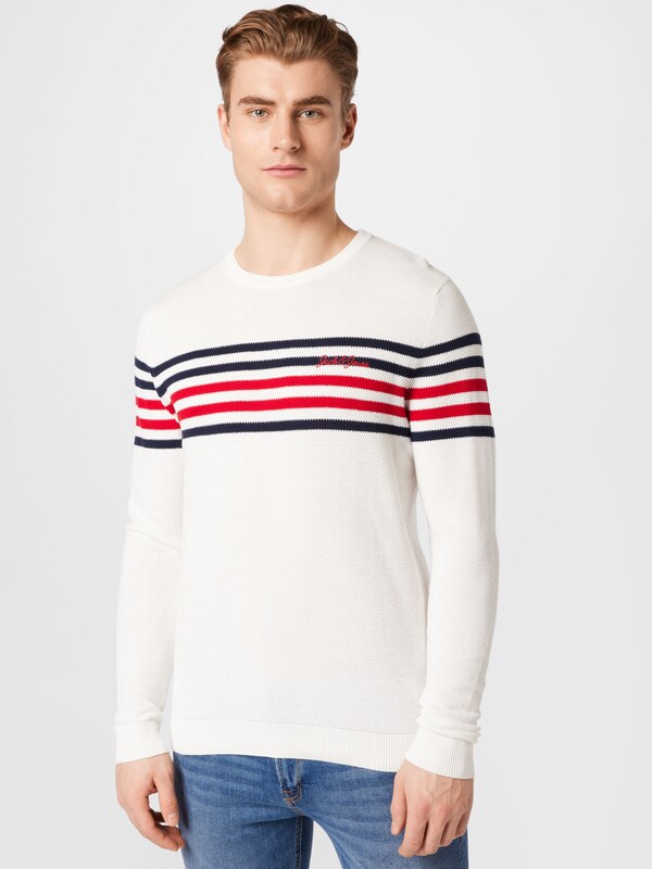 JACK & JONES - Jersey 'SCHMIDT' en blanc