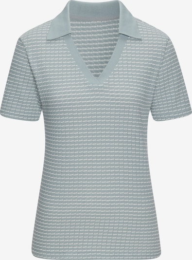 VIVANCE Poloshirt in creme / taubenblau, Produktansicht