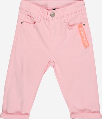 STACCATO Slimfit Kalhoty – pink: přední strana