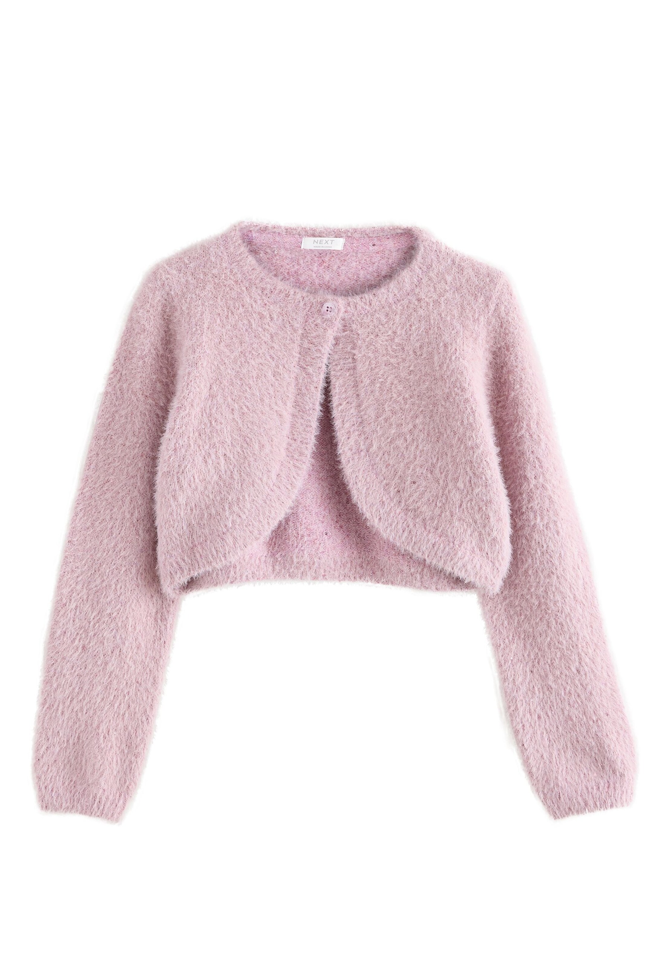 Next Gebreid vest in Roze: voorkant