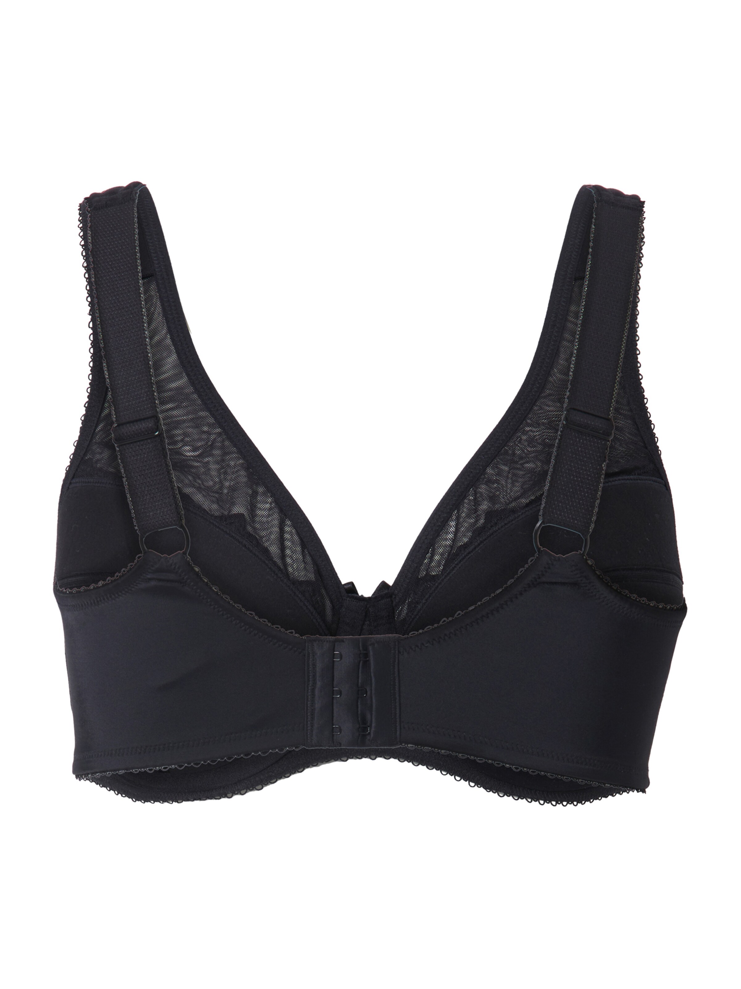 Ulla Popken Minimiser Bra in Black