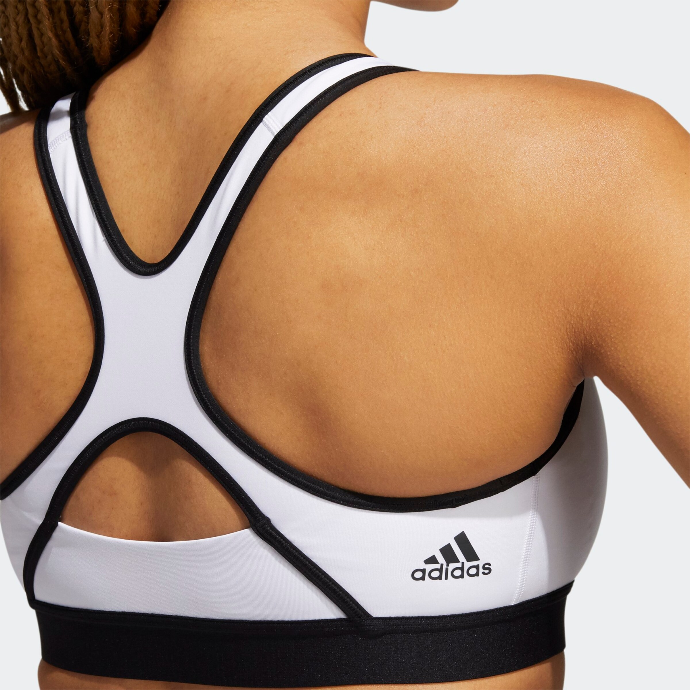 Frauen Sportbekleidung ADIDAS PERFORMANCE Sport-BH in Weiß - YP44657 Frauen Sportbekleidung ADIDAS PERFORMANCE Sport-BH in Weiß - YP44657