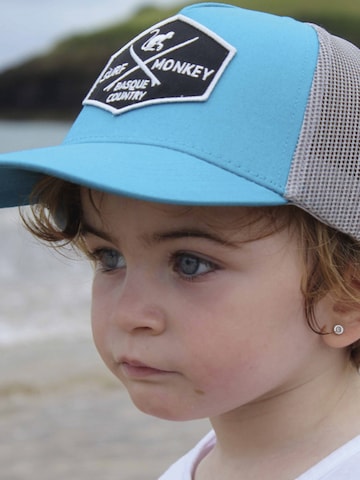 Surf Monkey Hoed in Blauw: voorkant
