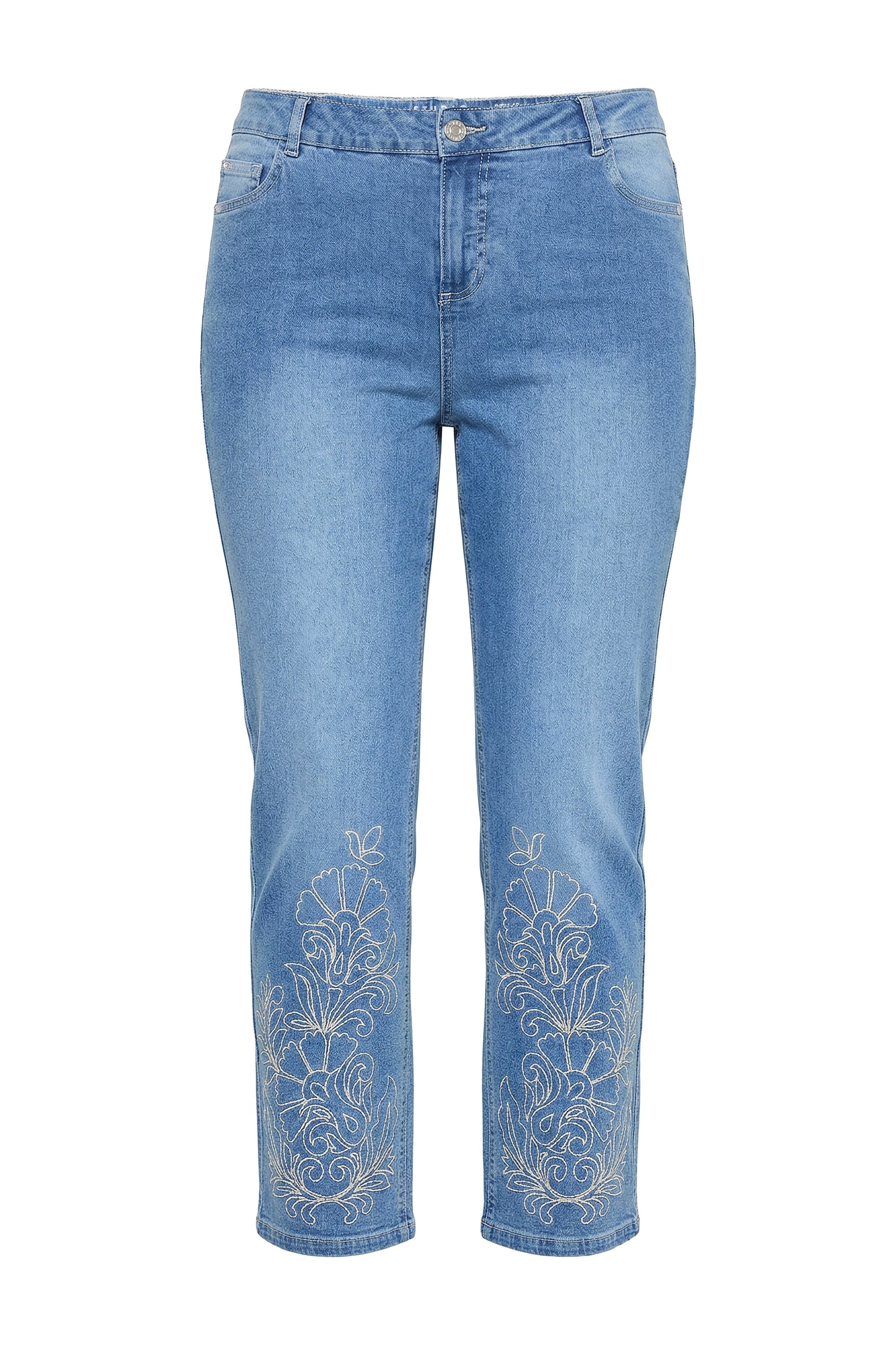 Studio Untold Bootcut Jeans in Blau: Vorderseite