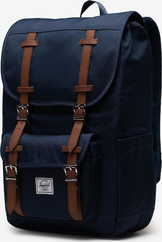 Herschel Backpack 'Little America™ Mid' in Blue: front