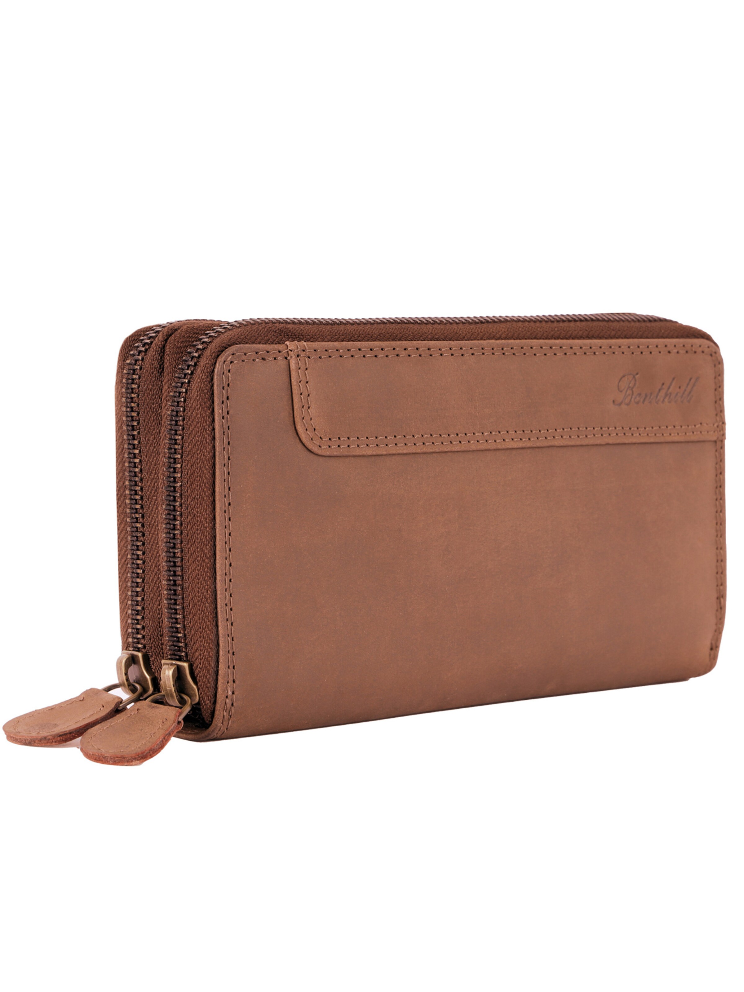 Benthill Portemonnaie 'XXL'‌‌‌‌‌‌‌ in Braun