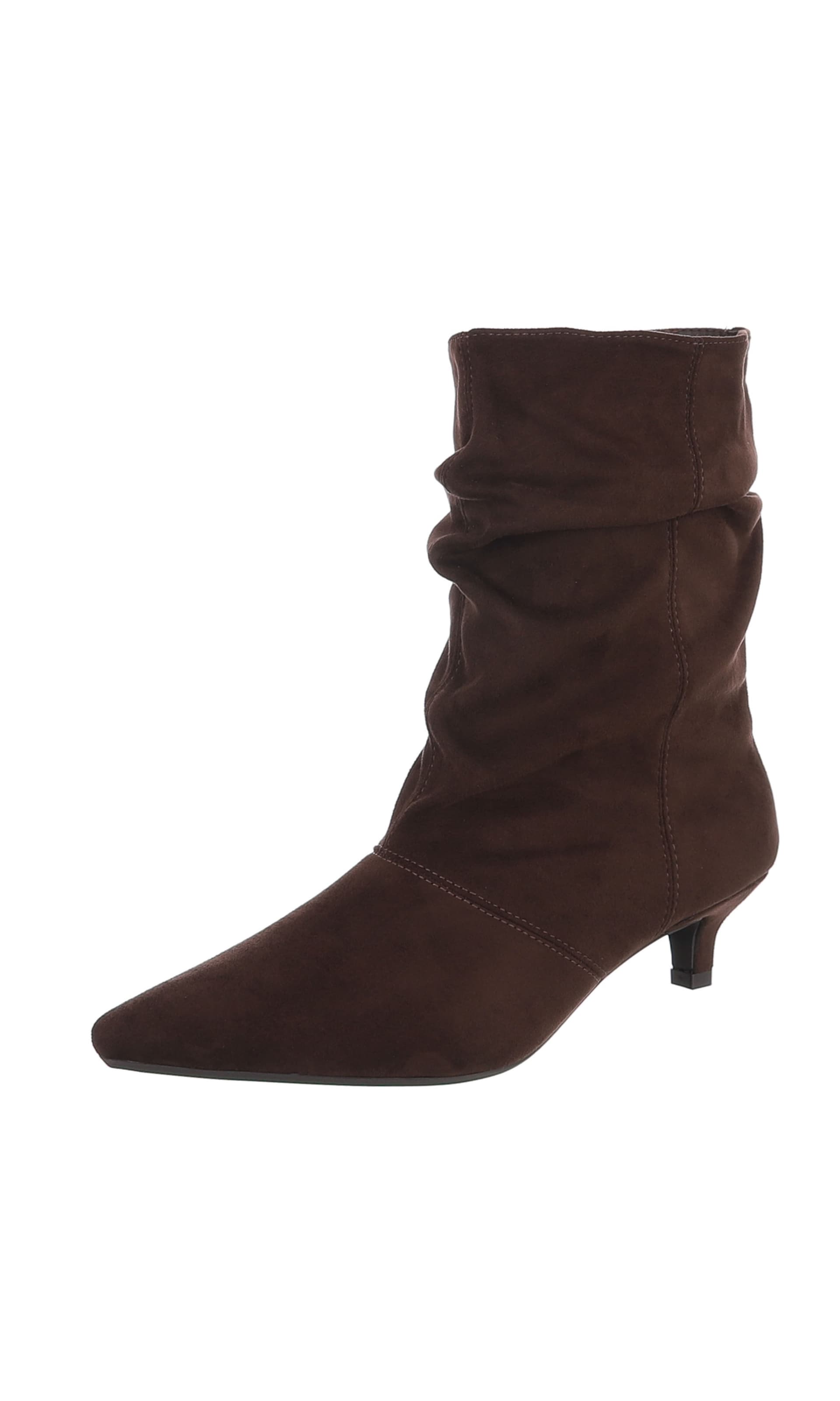 Ital-Design Stiefelette in Braun: Vorderseite