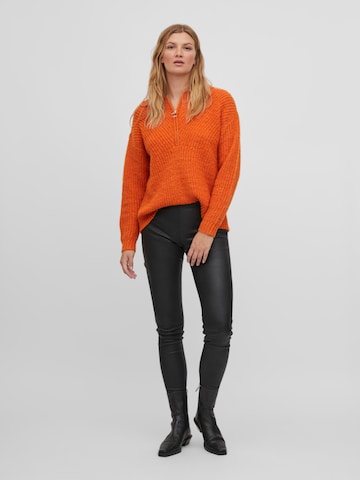 VILA Sweater in Orange