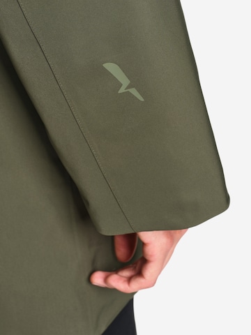 Parka mi-saison AIGLE en vert : sur le côté