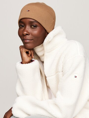 Bonnet TOMMY HILFIGER en marron : devant