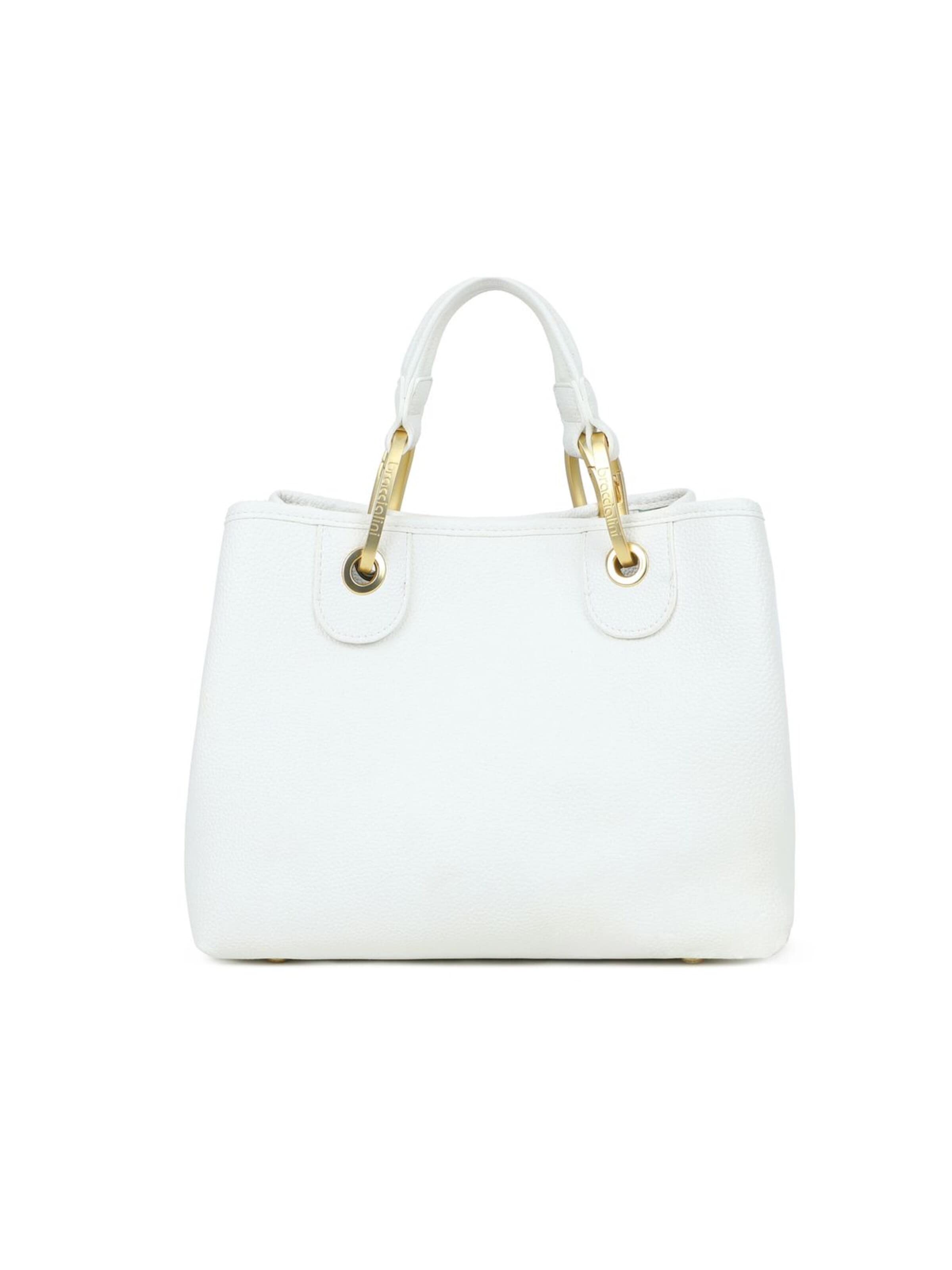 Borsa a mano 'Beth' di Braccialini in bianco