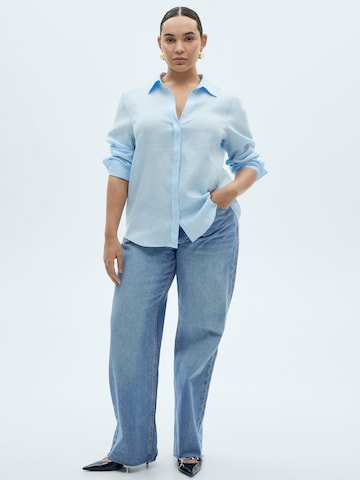 MANGO Bluse 'Samara' in Blau