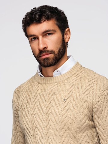 Ombre Sweater in Beige