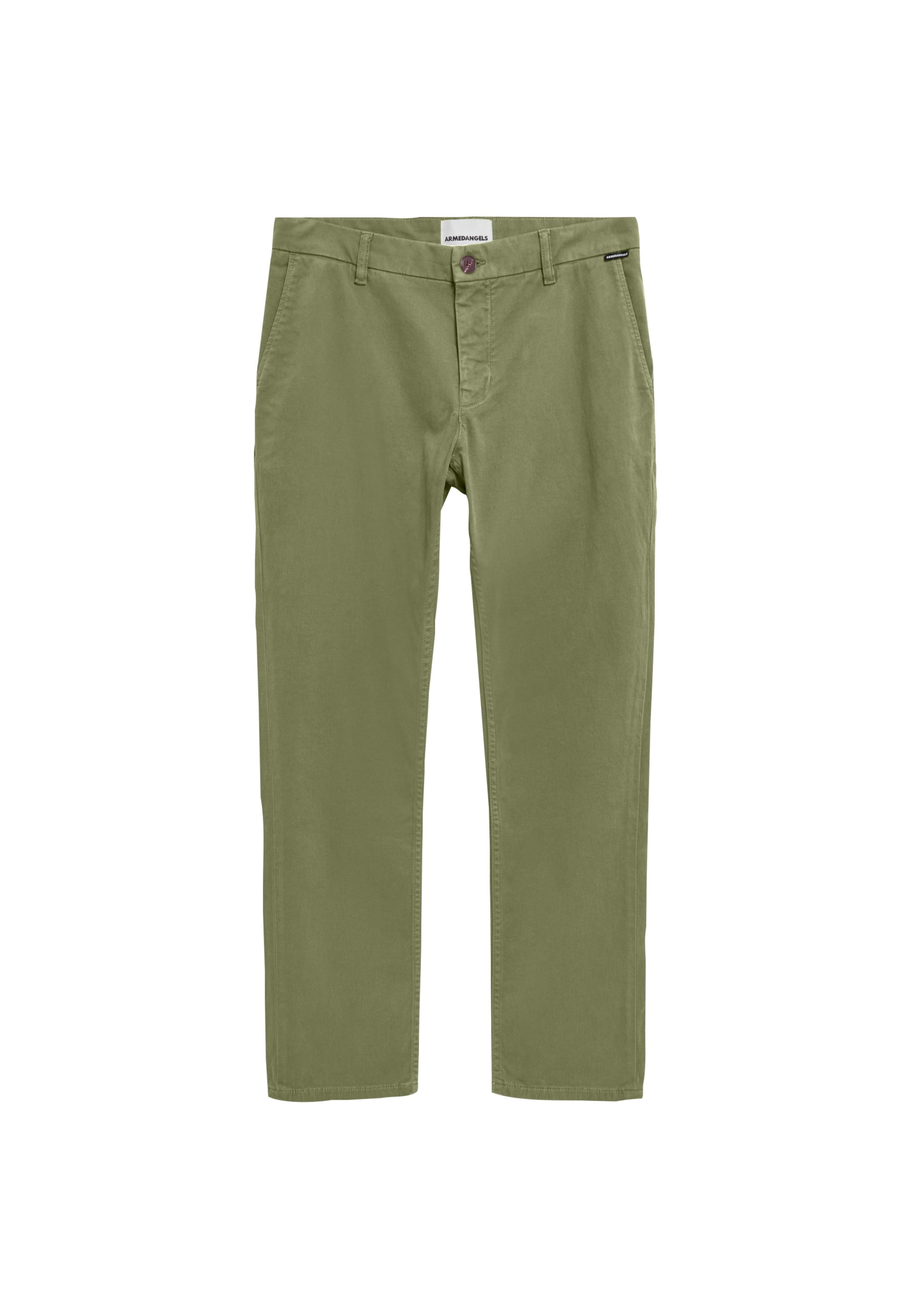 ARMEDANGELS Chino trousers in Green: front