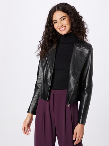 PATRIZIA PEPE Between-Season Jacket 'GIACCA' in Black: front