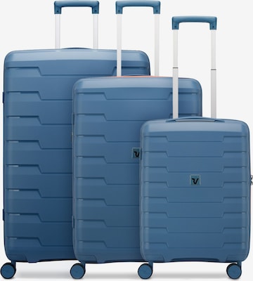 Roncato Kofferset 'Skyline 2.0' in Blau: Vorderseite
