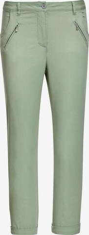 Regular Pantalon Goldner en vert : devant