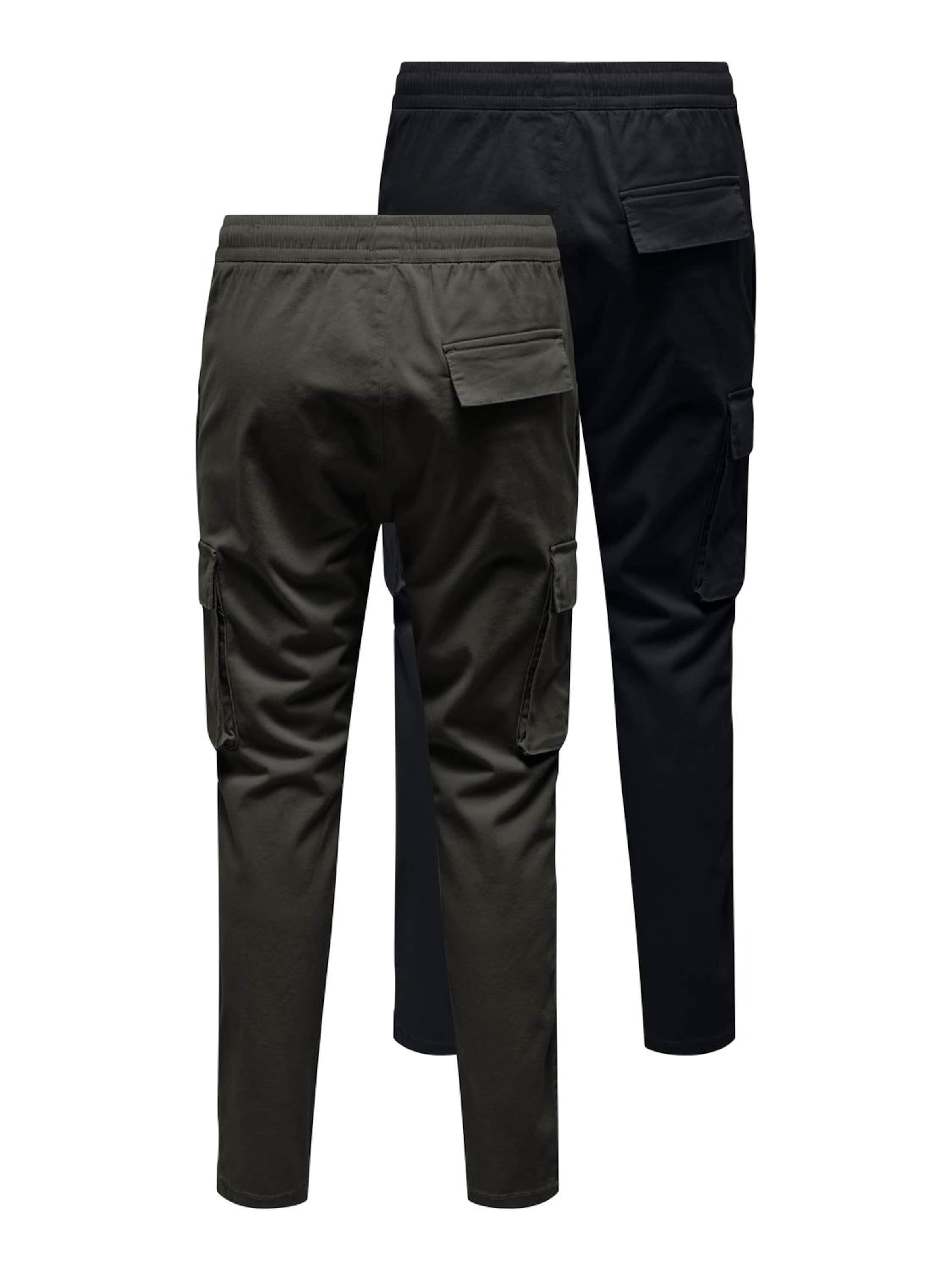 Only & Sons Regular Gargohousut 'ONSCAM' värissä vihreä