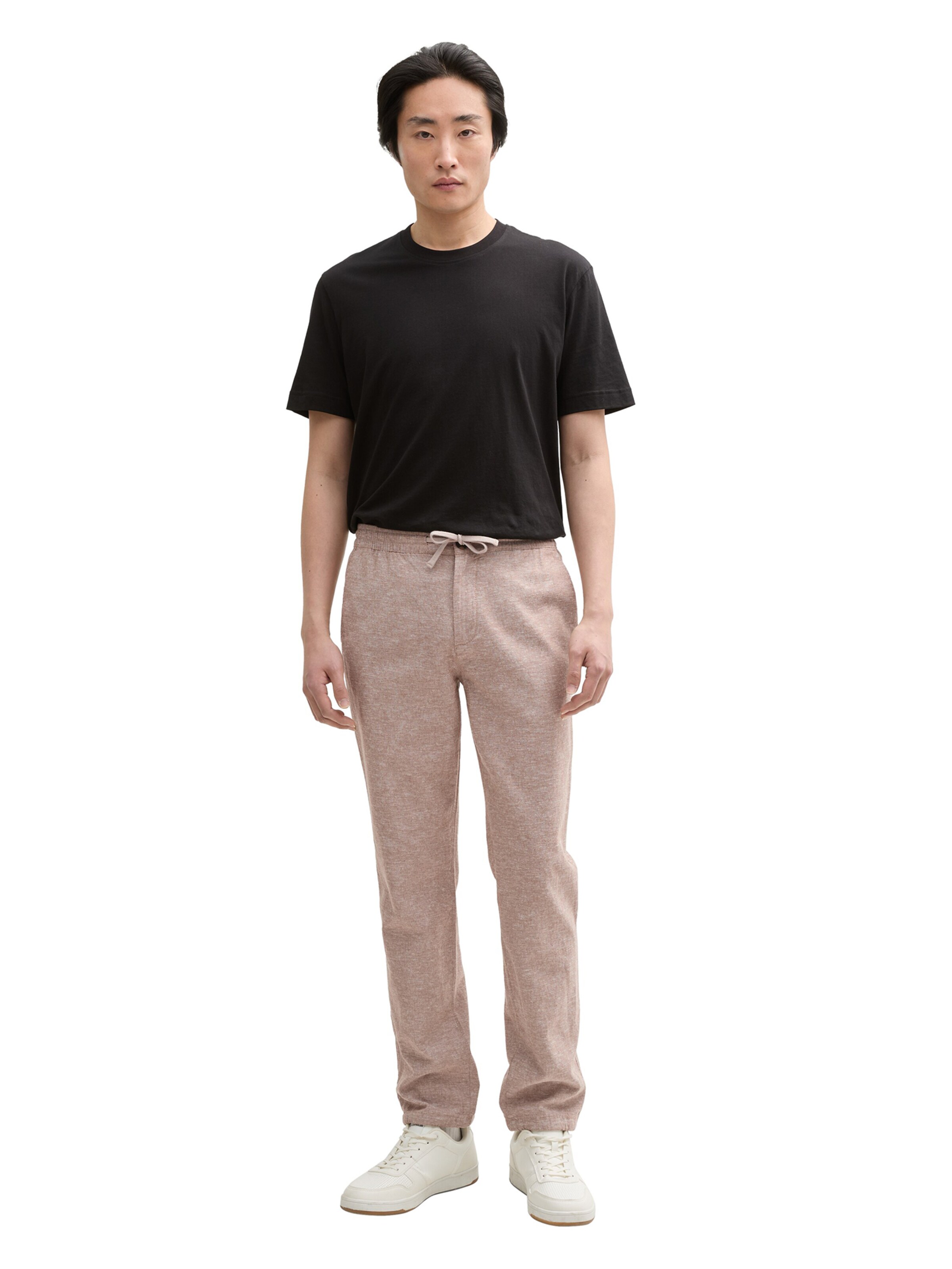 TOM TAILOR Regular Trousers in Brown