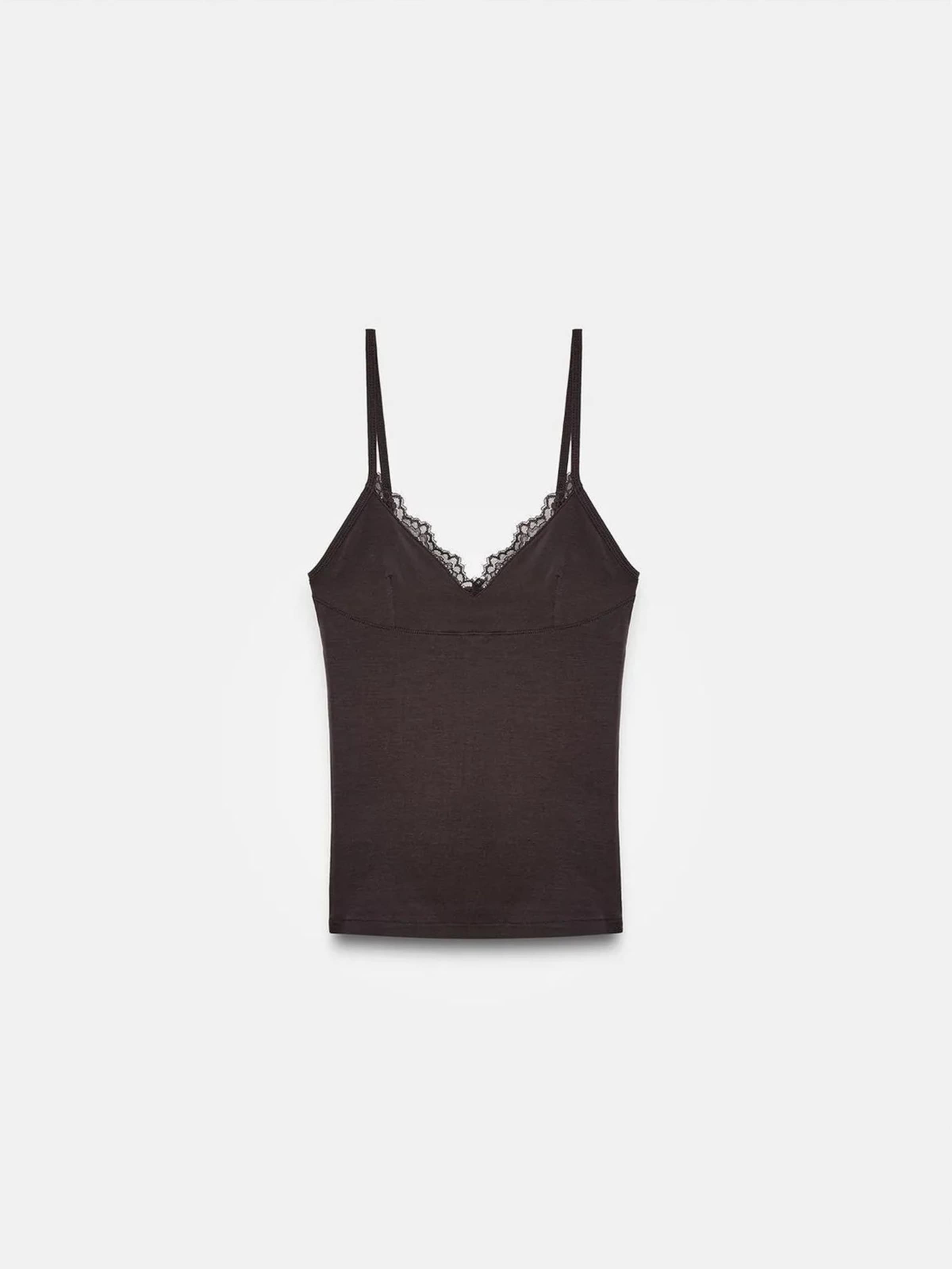 Dilvin - Top em preto: frente