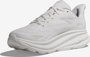 Chaussure de course 'Clifton 9' Hoka One One en blanc : devant