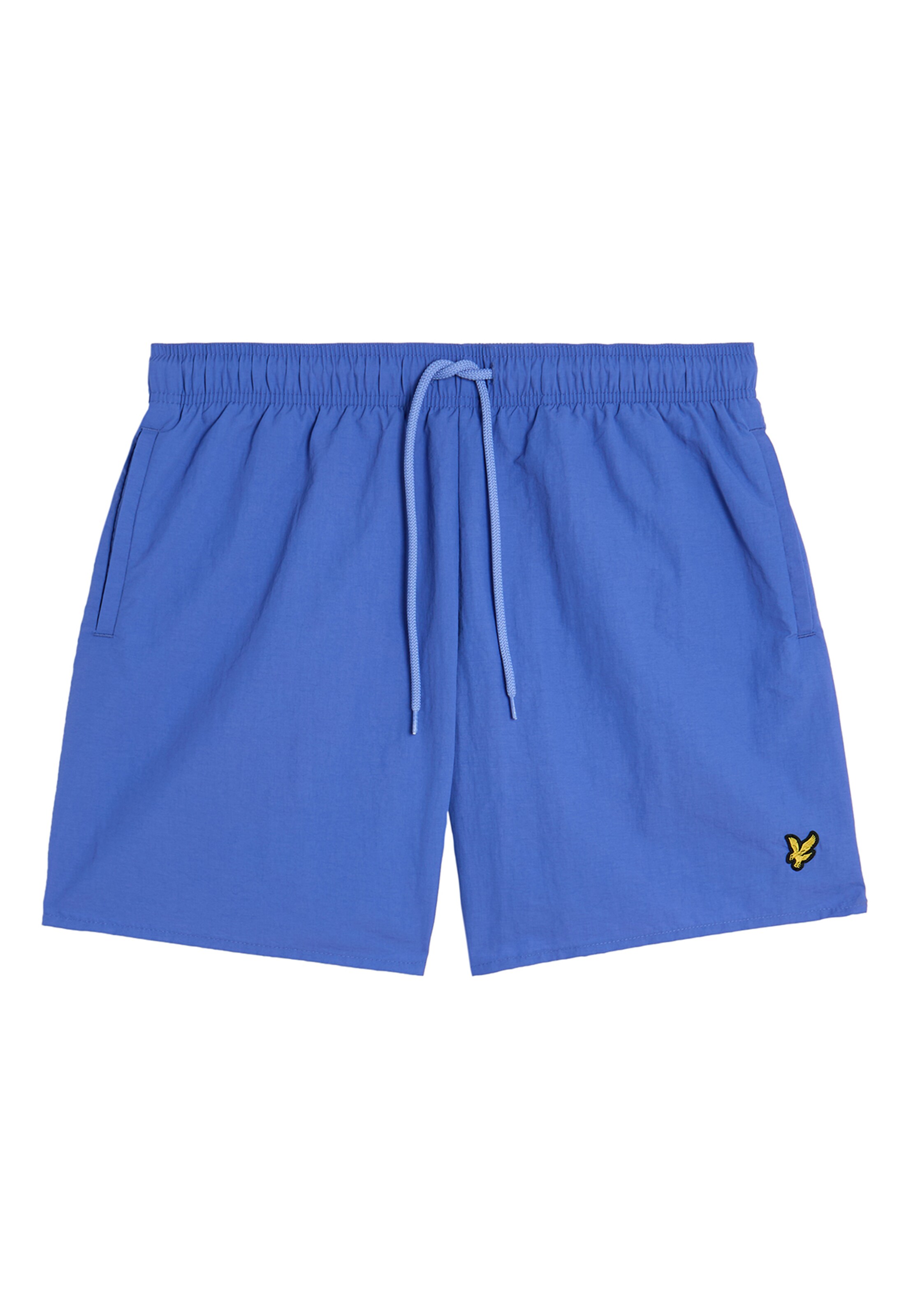 Lyle & Scott Loosefit Badeshorts in Blau: Vorderseite