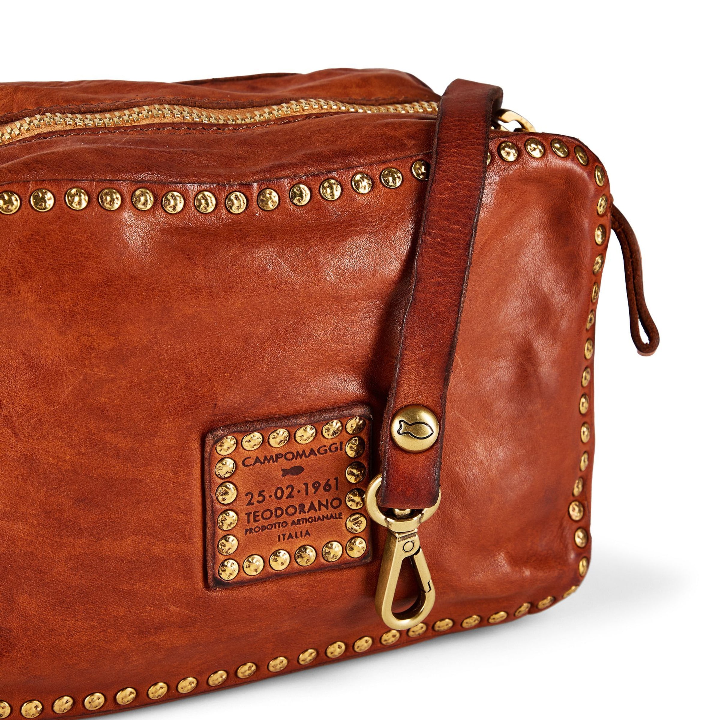 Sac bandoulière 'Kate' Campomaggi en marron