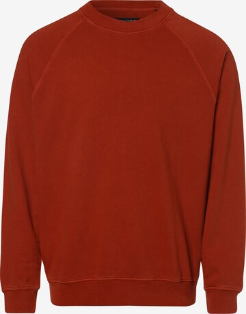 Marc O'Polo Sweatshirt in Bruin: voorkant