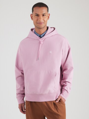 Calvin Klein Jeans Collegepaita värissä vaaleanpunainen: etupuoli